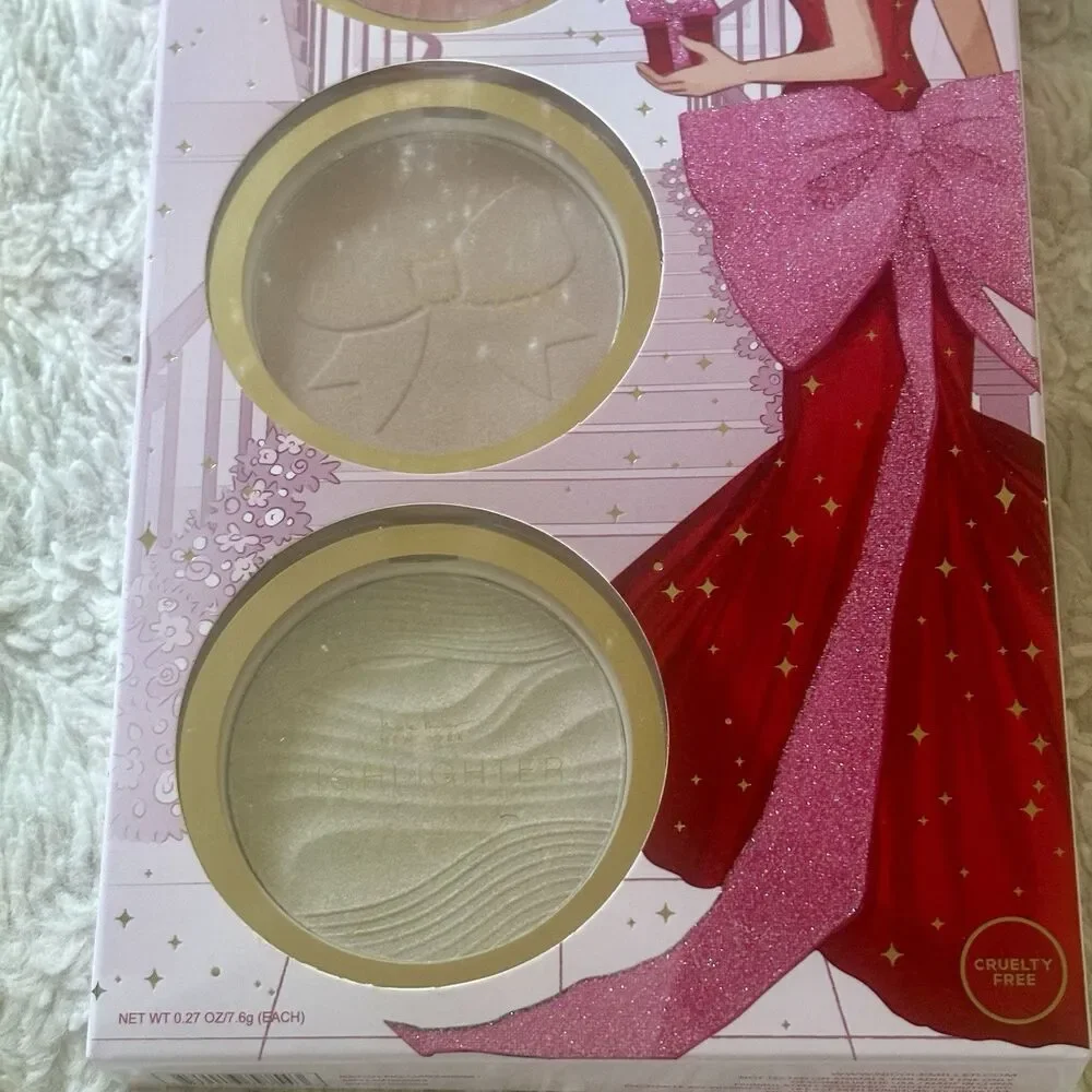 Nicole Miller Contour Set Complexion Trio‎ Blush, Illuminator, Highlighter. NEW